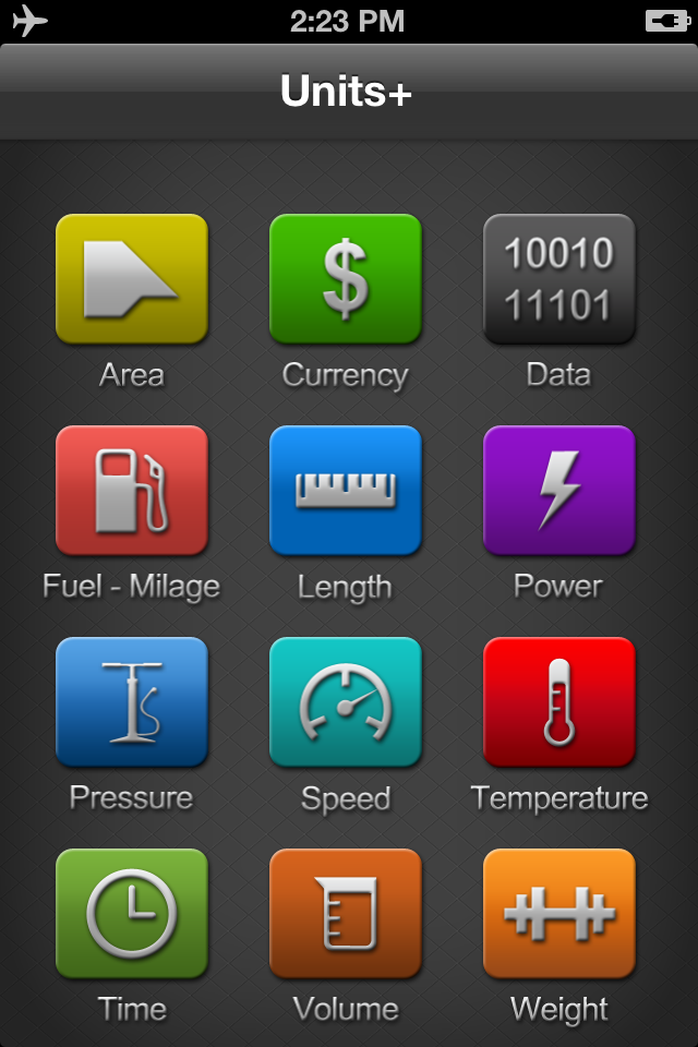 Units Plus Converter simple unit converting: Currency, Weight, Time, etc.
